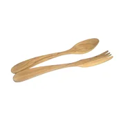 Set žlic za solato 30 cm, set 2 kosov, rjava, oljčni les, Lion Sabatier
