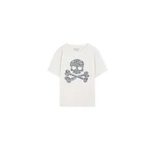 Scalpers Majica Magic Skull črna/off-bela