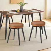 Songmics Jedilni stol 48x48x482 cm rjav