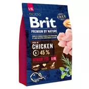 BRIT hrana za pse Premium by Nature Senior L+XL, 15kg