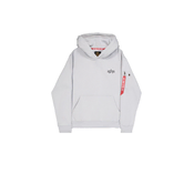 ALPHA INDUSTRIES Majica siva/rdeča/črna