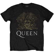 Queen Majica Crest Unisex Black 2XL