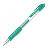Gel olovka, 0,32 mm, s gumbom, PILOT G-2 Metallic, zelena BL-G2-7-MG