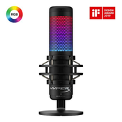 Mikrofon HP HyperX QuadCast S, Elektretni kondenzatorski, za PC, PS4, PS5 ali Mac (4P5P7AA)
