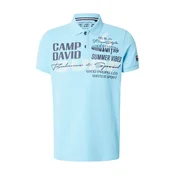 CAMP DAVID Majica  akvamarin / grafit siva / bijela