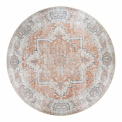 Modro-oranžna okrogla preproga o 200 cm Havana - House Nordic