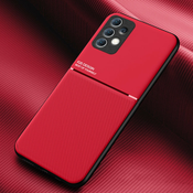 Eleganten ovitek za Samsung A33 5G, magnet, rdeč