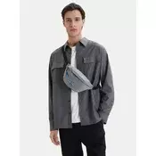 Calvin Klein Torbica za okrog pasu  modra / siva / svetlo siva
