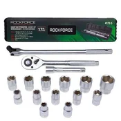 Rock FORCE Komplet nastavkov za ratchet 1/2, 17 kosov premium
