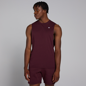 Moška majica s spuščenimi rokavnimi izrezi Rest Day MP – Deep Berry - XS