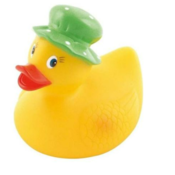 CANPOL BABIES Igracka za kupanje patkica žuto-zelena