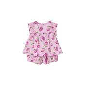 Mayoral Komplet top in hlače 1238 Roza Regular Fit
