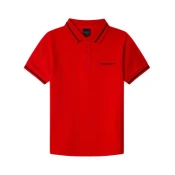 Hackett London za fante. HK561612 Športna polo majica classic fit rdeča (2anos= 92cm), Priložnostno, Bombaž, Kratek roka