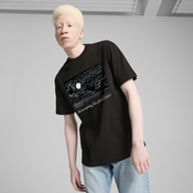 Mens Puma GRAPHICS Football Expert T-Shirt, Black, Size S, Clothing