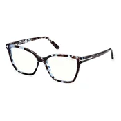 Tom Ford FT5812-B 055 ONE SIZE (53) Modra/Kristalna