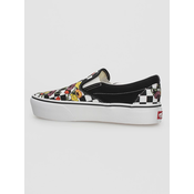 Vans Classic Platform Slip-Ons poppy checkrboard blk / mlt Gr. 10.0 US