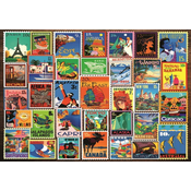 Ravensburger Puzzle Znamke z različnih delov sveta 200 kosov