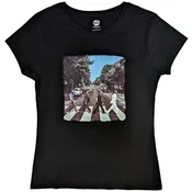 The Beatles Vintage Abbey Road (Back Print) Black L Ženske Majica