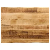 vidaXL Mizna plošča z naravnim robom 90x60x2,5 cm trden robusten mango