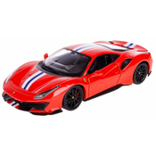 Bburago 1:24 Ferrari TOP 488 Track (rdeča)