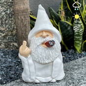 Generic Fun Wizard Dwarf Statue Victorious Old Man with White Beard - Tabletop and Window Courtyard Art Decoration, Outdoor Statue, (21065478)