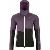 Ortovox Fleece Rib Hoody Womens Wild Berry XS Pulover na prostem