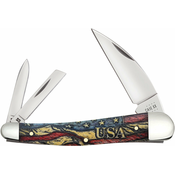 Case Cutlery Seahorse Whittler Vintage Flag