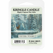Kringle Candle Winter Woods vosek za aroma lučko 64 g