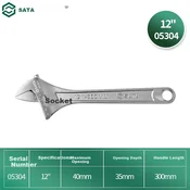 Sata Podesivi kljuc 05304, 12