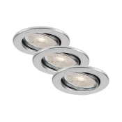 Brilo - Komplet 3x LED prigušiva ugradna svetla za kupatilo DIMM LED/5,5W/230V IP23