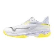 Ženski škornji za padel Mizuno Wave Exceed Court Padel White/Black Sand/Lemon Tonic EUR 37