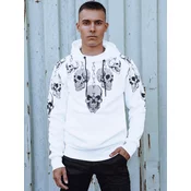 Bluza męska z kapturem biała Dstreet