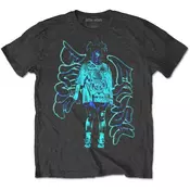 Billie Eilish Neon Graffiti Logo Charcoal Grey S Majica