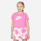 Nike G NSW TEE CROP FUTURA, djecja majica, roza DA6925