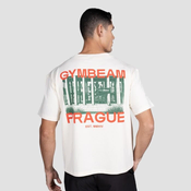 GymBeam Prague T-shirt Cream