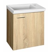 Kozmetična omarica ZOJA/KERAMIA FRESH, 44 x 50 x 23,5 cm, hrast platin - Hrast platin - 24 - 23.50 - MDF/laminat - Obešen na steno - Nujna namestitev - Aqualine - KERAMIA FRESH - 44.00 - Klasičen - 44x50x23,5 cm - 50.00