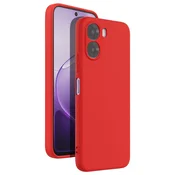 AVIZAR Silikonsko Ohišje Soft-Touch za Oppo A6x Serije Fast Cover, Rdeča, (5000274644)
