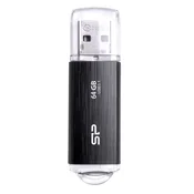 Silicon Power USB ključek Silicon Power Blaze B02, 64 GB, USB 3.2 Gen 1, črn