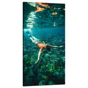shumee Platno s tiskom Ljudje Potapljanje v oceanu 60x120 cm
