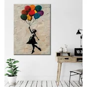 Wallity Dekorativna slika na platnu, 70x100cm, Šarena