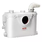 VEVOR Črpalka za mletje 500W 420x160x280 mm bela