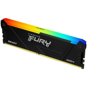 RAM Kingston DDR4 8GB 3600MHz KF436C17BB2A8 FURY BEAST RGB