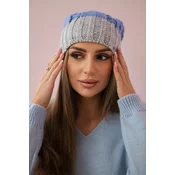 Kesi Cap with fleece Paris K212 blue+gray