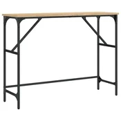 Vidaxl Klubska mizica sonoma hrast 100x32x75 cm inženirski les