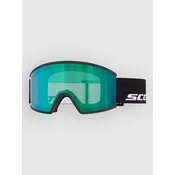 Scott Ambit Black Goggle amp aurora grn chrome s1