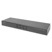 Digitus DS-12910 stikalo KVM Montaža ohišja Črna