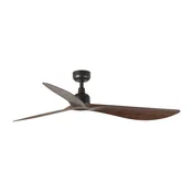 FARO 34362 - Stropni ventilator OUTWOOD L rjava/črna pr. 150 cm IP44 + Daljinski upravljalnik