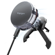 Premium magnetni 25W i Qi 2.2 Magsafe držac za ventilacijski utor Essential Peltier - crni