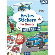 Erstes Stickern Metallic - Im Einsatz