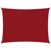 shumee Pravokotna vrtna jadra Oxford Cloth 6x8 m Red